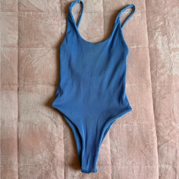 Kulani Kinis Blue One Piece Swimsuit - Picture 1 of 3